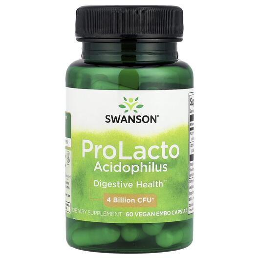Основное фото товара ProLacto Acidophilus 4 Billion, Лактобактерии Ацидофилус, 60 капс