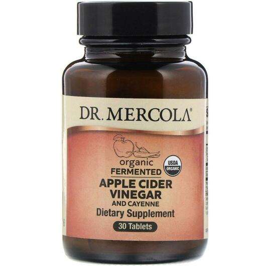 Основне фото товара Dr. Mercola, Fermented Apple Cider Vinegar, Ферментований яблу...