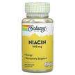 Фото товару Solaray, Niacin 500 mg, Ніацин 500 мг, 100 капсул