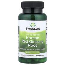 Женьшень Full Spectrum Korean Red Ginseng Root 400 mg