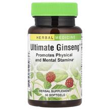 Женьшень Ultimate Ginseng Herbs Etc. 30 капсул