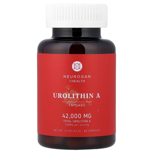 Основне фото товара Neurogan Health, Urolithin A 700 mg, Уролітин A, 60 капсул