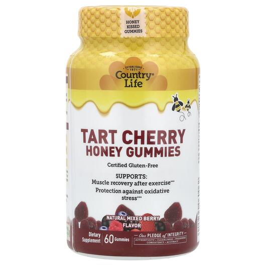Основне фото товара Country Life, Tart Cherry, Екстракт вишні, 60 таблеток