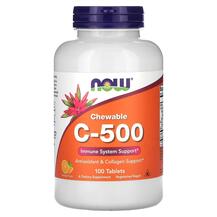 Огляд на Вітамін C 500 мг Chewable C-500 NOW Огляд на Вітамін C 500 мг Chewable C-500 NOW