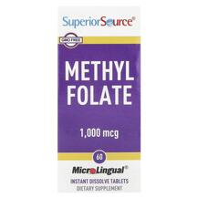 Метилфолат Methyl Folate 1000 mcg Superior Source