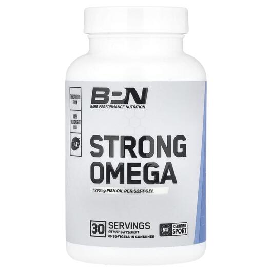 Основне фото товара BPN, Strong Omega 2580 mg, Омега 3, 60 капсул