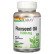 Solaray, Flaxseed Oil 1000 mg, Лляна олія, 100 капсул