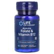 Фото товара Метилфолат, BioActive Folate & Vitamin B12, 90 капсул