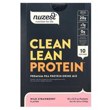 Clean Lean Protein Wild Strawberry 10 Packets Nuzest