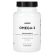 Фото товара CodeAge, Омега 3, Amen Omega-3 1.500 mg, 90 капсул