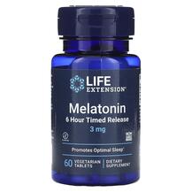 Melatonin 6 Hour Timed Release Мелатонин 3 мг Life