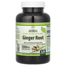Корінь Імбиру Ginger Root 550 mg Herbal Secrets