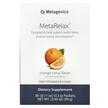 Фото товару Metagenics, MetaRelax Orange Citrus, Підтримка сну, 30 пакетів