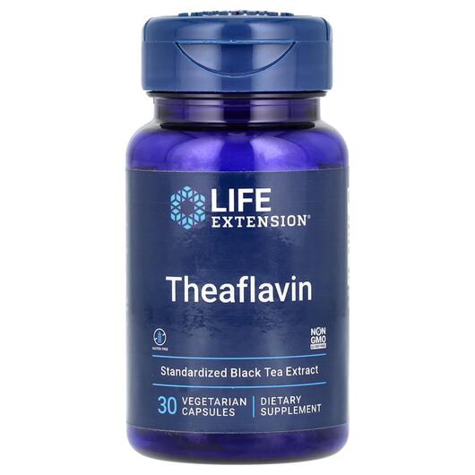 Основне фото товара Theaflavin Standardized Extract, Антиоксиданти, 30 капсул