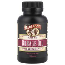 Borage Oil Масло огуречника Barlean's 60 капсул
