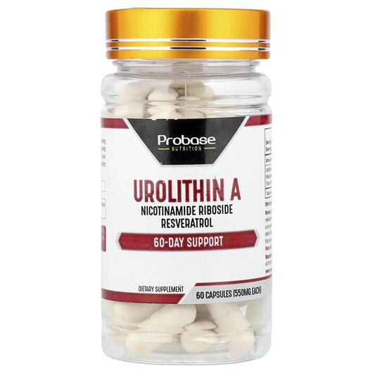 Основне фото товара Probase Nutrition, Urolithin A, Уролітин A, 60 капсул