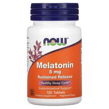 Мелатонін 5 мг Melatonin 5 mg NOW 120 таблеток