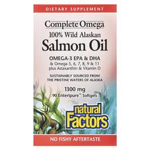 Salmon Oil Масло дикого лосося Natural Factors