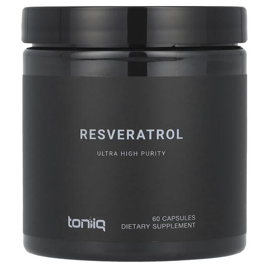 Основне фото товара Toniiq, Resveratrol, Ресвератрол, 60 капсул