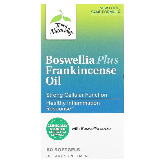 Основне фото товара Boswellia Plus Frankincense Oil, Босвелія, 60 капсул