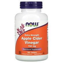 Яблучний оцет 750 мг Екстра Apple Cider Vinegar NOW