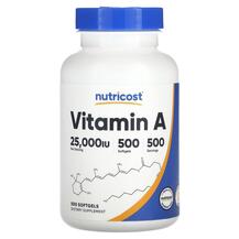 Vitamin A 25000 IU Витамин А Ретинол Nutricost