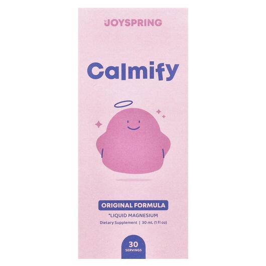 Основне фото товара Joy Spring, Calmify Liquid Magnesium, Підтримка стресу, 30 мл