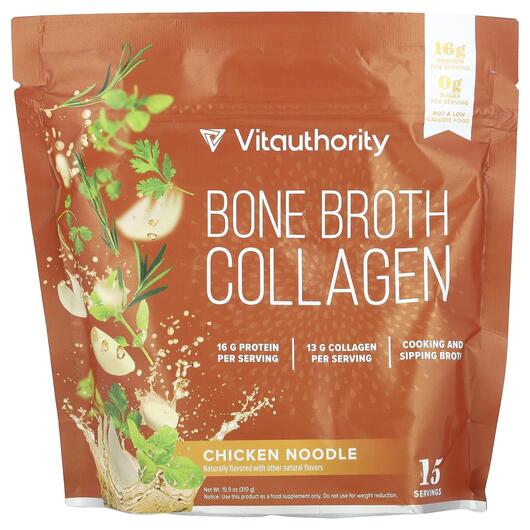 Основне фото товара Bone Broth Collagen Chicken Noodle, Зміцнення кісток, 310 г