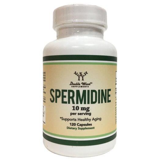 Основне фото товара Double Wood, Spermidine 10 mg, Спермідин, 120 капсул