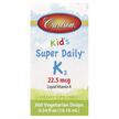 Фото товару Carlson, Kid's Super Daily K2, Вітамін K2 MK-7, 10.16 мл