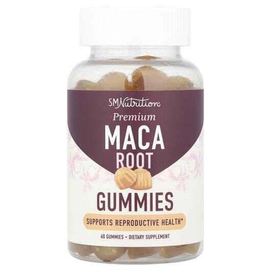 Основное фото товара Мака, Premium Maca Root Gummies Passion Fruit, 60 таблеток