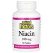 Фото товара Natural Factors, Витамин B3 Ніацин, Niacin 100 mg, 90 таблеток