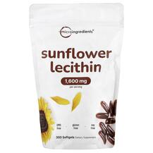 Лецитин Sunflower Lecithin Micro Ingredients 300 капсул