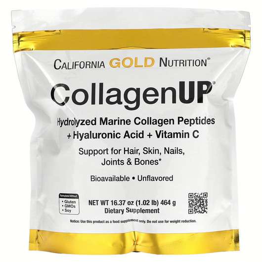 Основне фото товара California Gold Nutrition, CollagenUP, Колаген з Вітаміном С, ...