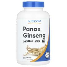 Женьшень звичайний Panax Ginseng 1000 mg Nutricost