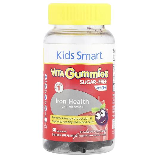 Основне фото товара Nature's Way, VITA Gummies, Залізо, 30 таблеток