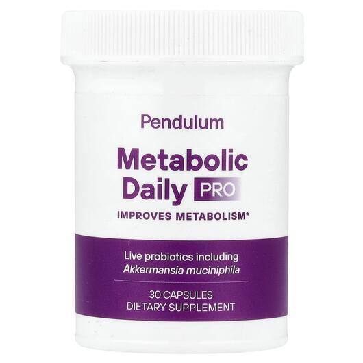 Основне фото товара Pendulum, Metabolic Daily Pro, Пробіотики, 30 капсул