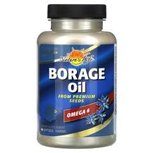 Borage Oil 1000 mg Масло Бурачника Natures Life