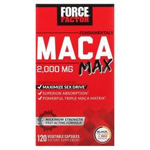 Fundamentals Maca Max 500 mg Мака Force Factor 120 капсул