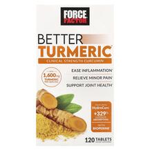 Коріння куркуми Better Turmeric Force Factor 120 капсул