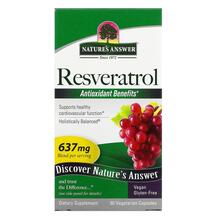 Ресвератрол 637 мг Resveratrol 637 mg Nature's