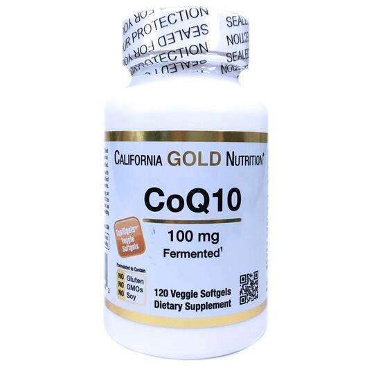 Основне фото товара California Gold Nutrition, CoQ10 100 mg, Коензим CoQ10 100 мг,...