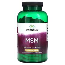 Метилсульфонілметан МСМ MSM 1000 mg Swanson 240 капсул