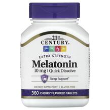 Мелатонін Melatonin Quick Dissolve Cherry 10 mg 21st