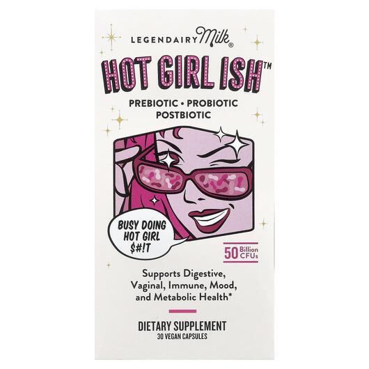 Основне фото товара Hot Girl Ish Prebiotic Probiotic Postbiotic, Пребіотики, 30 капсу