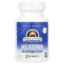 Мелатонін Timed Release Melatonin 3 mg Source Naturals