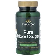 Підтримка рівня цукру Pure Blood Sugar Swanson 60 капсул