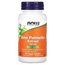 Saw Palmetto Extract Со Пальметто NOW 90 капсул