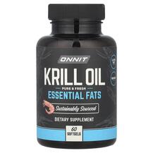 Krill Oil Essential Fats Масло Криля Onnit 60 капсул