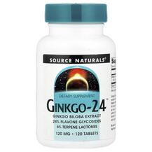 Ginkgo-24 120 mg 120 Гинкго-24 120 мг Source Naturals